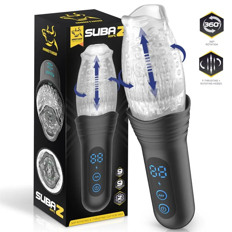 Subaz Masturbador Masculino con Thrusting y Rotación 360º · MINOTHOR · Masturbadores Él