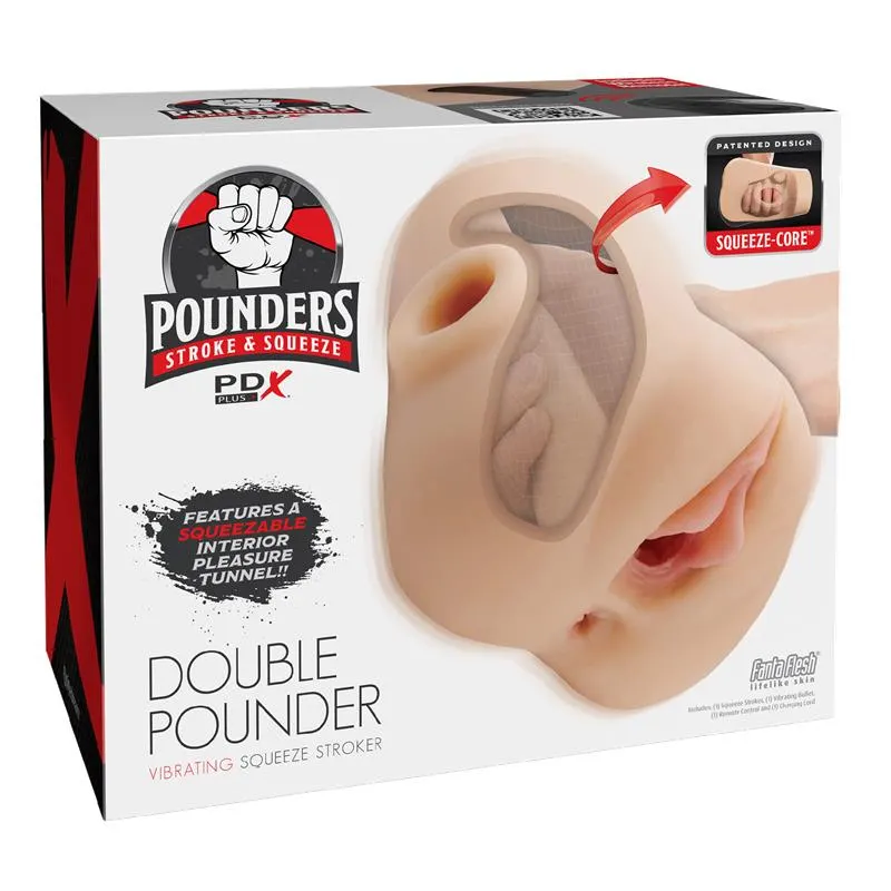 Masturbador con Vibración Double Pounder · PDX PLUS+ · Masturbadores Él — photo 7