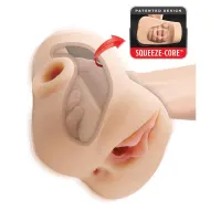 Masturbador con Vibración Double Pounder · PDX PLUS+ · Masturbadores Él