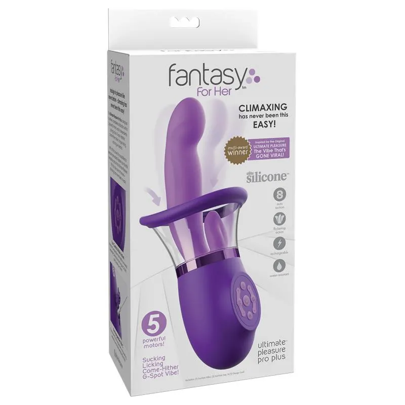 Estimulador con Lengua y Succión Ultimate Pleasure Pro Plus · FANTASY FOR HER · Estimuladores de Clítoris — photo 6