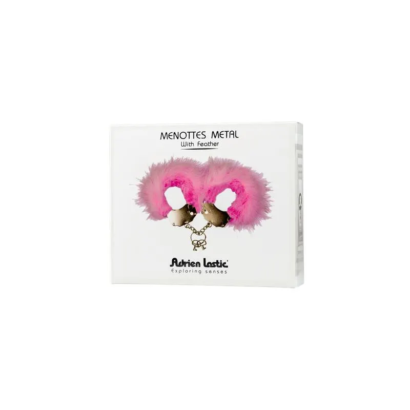 Esposas Metal con Plumas Rosa · ADRIEN LASTIC · Esposas y Ataduras — photo 3