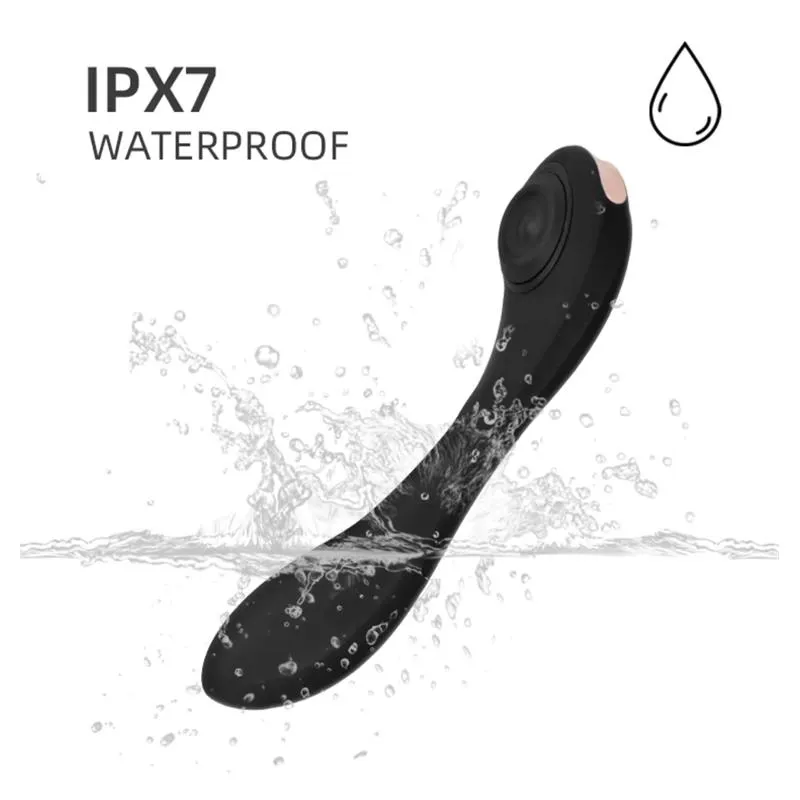 Pulsar Vibrador con Pulsación y Esqueleto Articulado Silicona USB · TARDENOCHE · Vibradores — Foto 13