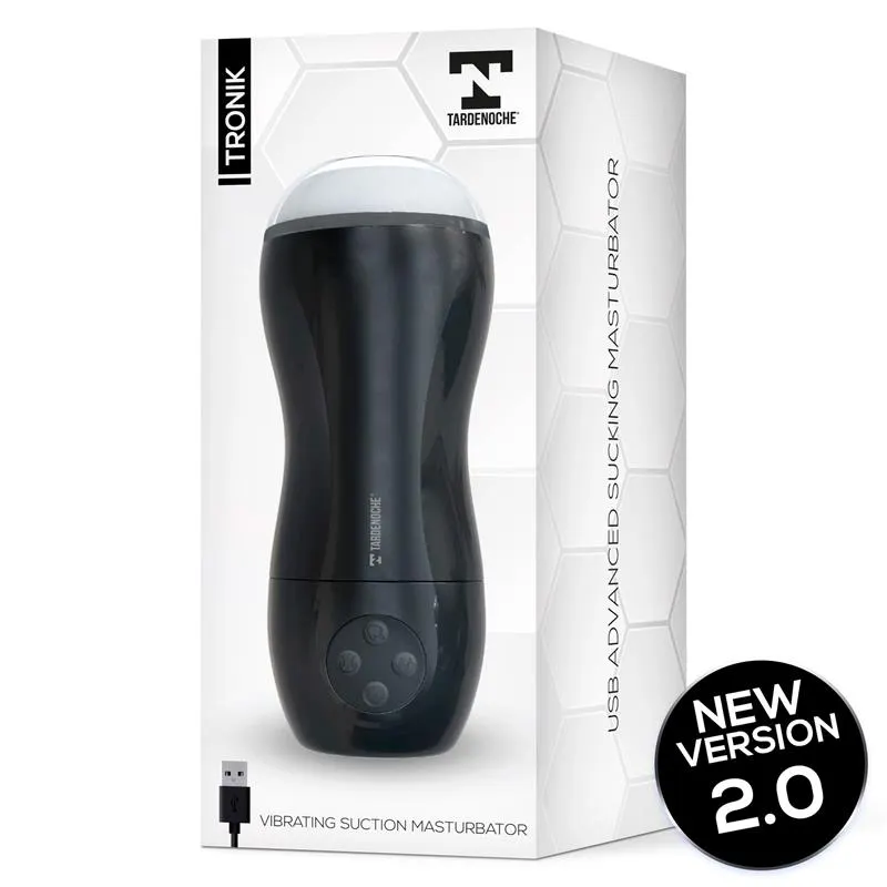 Tronik 2.0 Masturbador con Succión y Vibración USB · TARDENOCHE · Masturbadores Él — photo 18