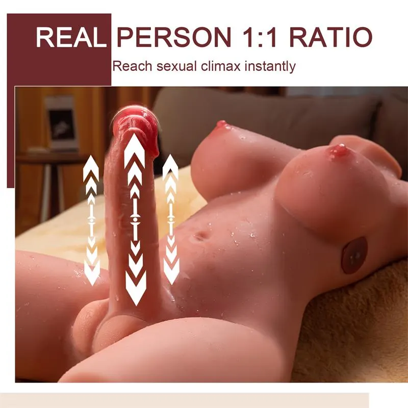 Miah Lady Boy Torso con Vibración y Thrusting 9.8 kg · XISE · Masturbadores Él — foto 8