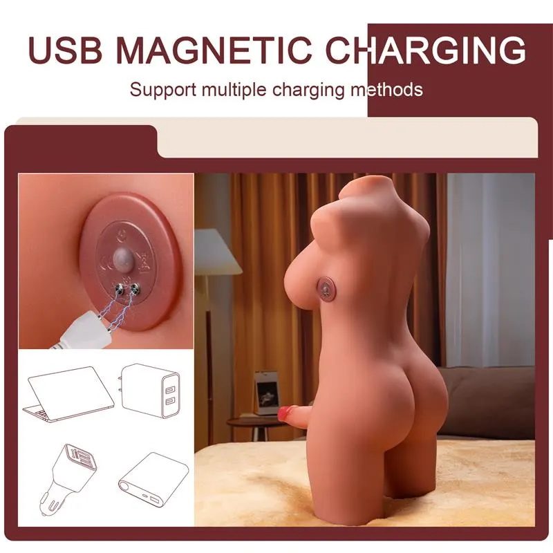 Miah Lady Boy Torso con Vibración y Thrusting 9.8 kg · XISE · Masturbadores Él — foto 9