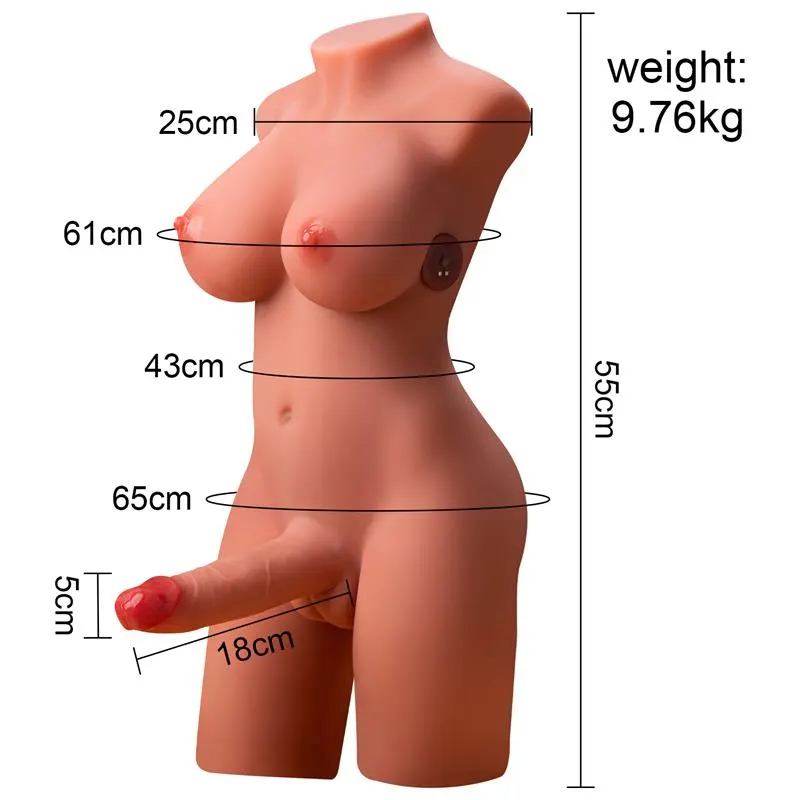 Miah Lady Boy Torso con Vibración y Thrusting 9.8 kg · XISE · Masturbadores Él — foto 10