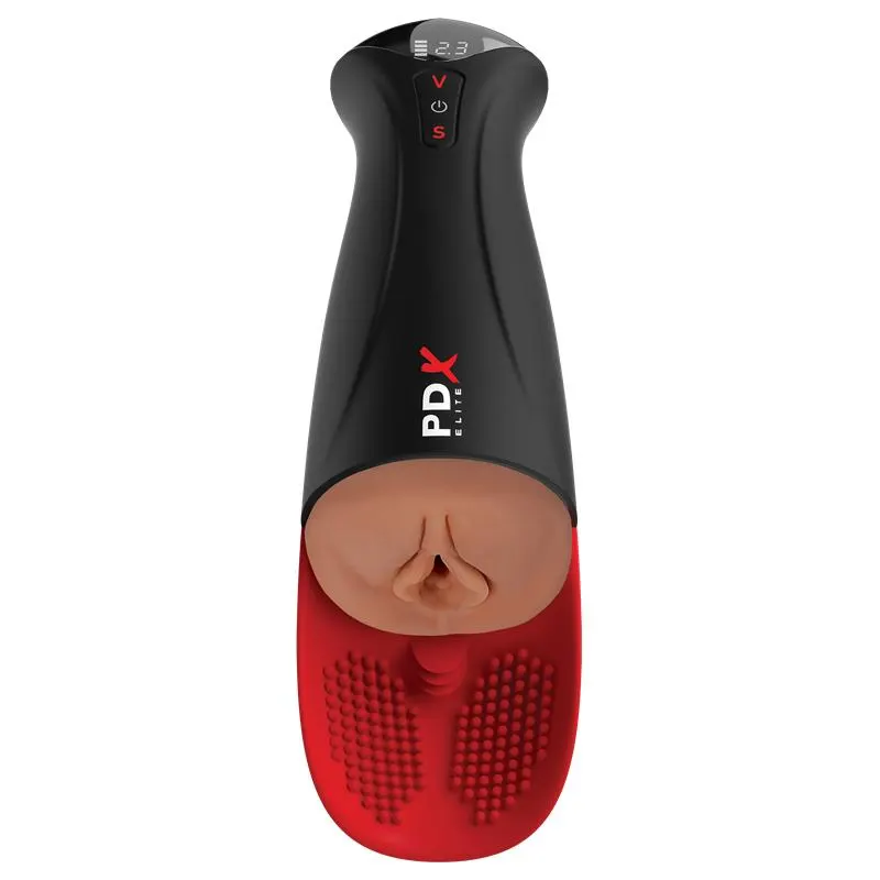 Masturbador Fuck-O-Matic Pro XL Marrón · PDX ELITE · Masturbadores Él