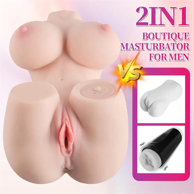 Lilinet Mini Torso con Vibración 1.6 kg · XISE · Masturbadores Él — foto 3