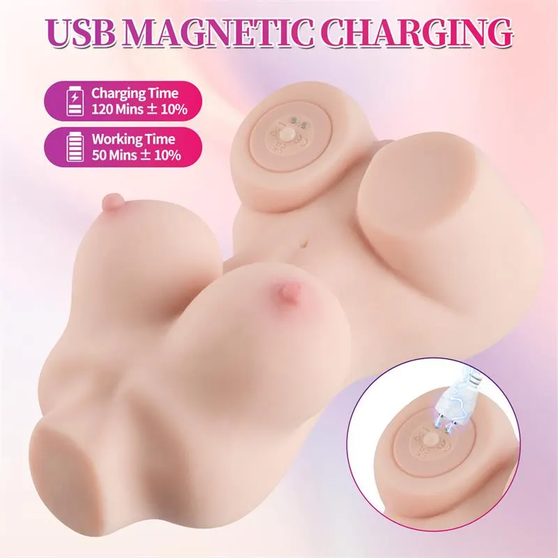 Lilinet Mini Torso con Vibración 1.6 kg · XISE · Masturbadores Él — foto 6