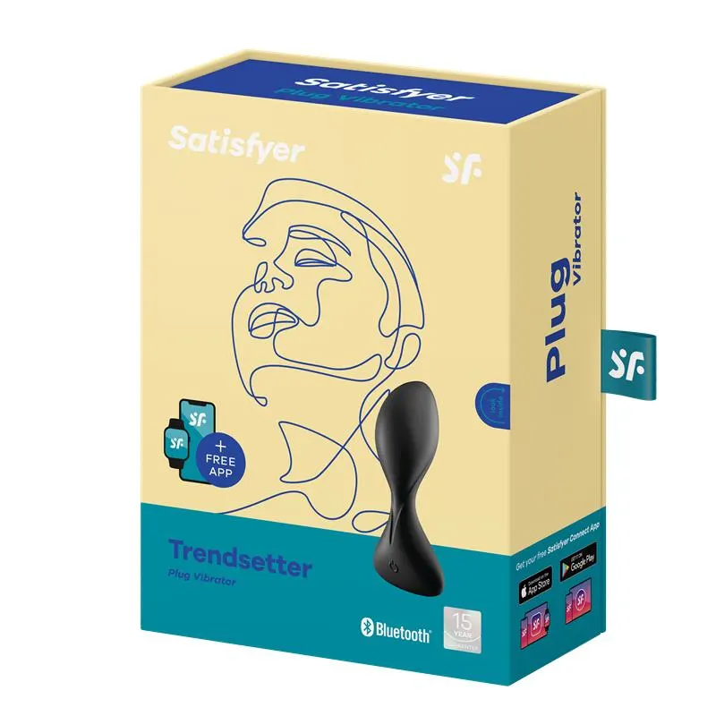 Trendsetter Plug Anal con Vibración y APP Negro · SATISFYER · Anal — Foto 7