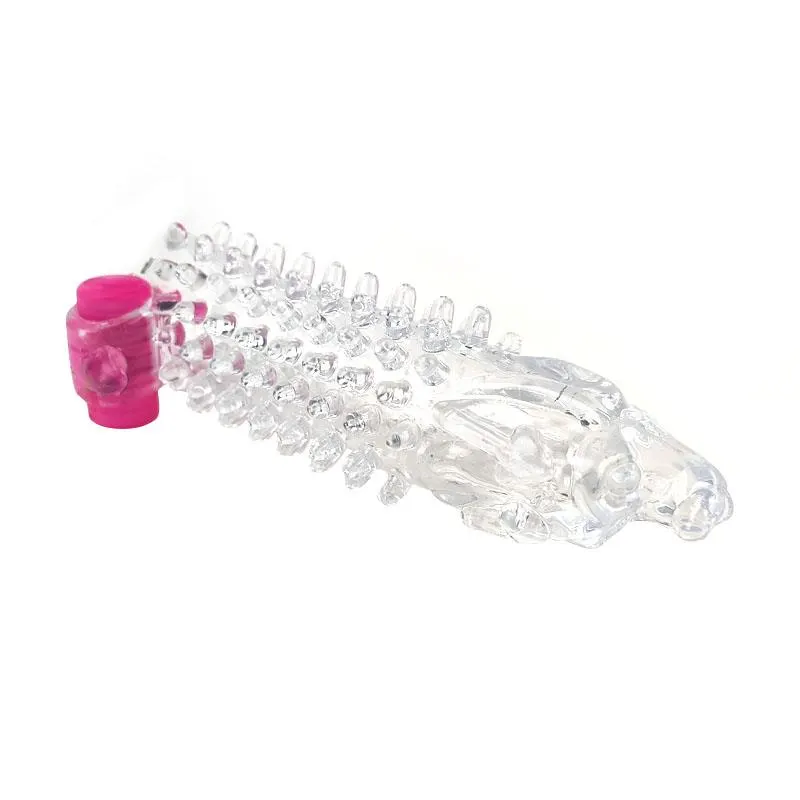 Funda para el Pene con Vibración Transparente · A-GUSTO · Anillos para el Pene — foto 5