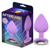 Sparkly Plug Anal Silicona Talla S Lilac · AFTERDARK · Anal