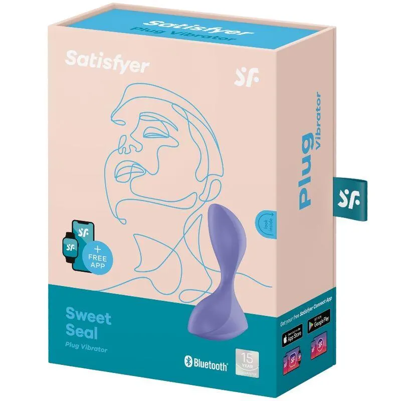 Sweet Seal Plug Anal con Vibración y APP Negro · SATISFYER · Anal — Foto 4