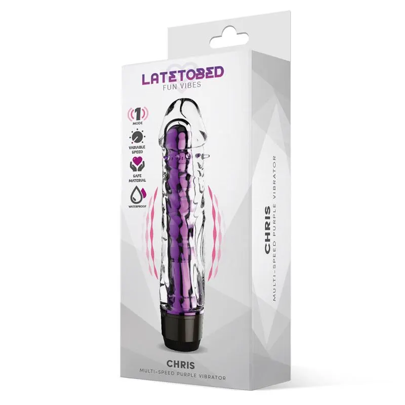 Chris Vibrador Multi-Velocidad Púrpura · LATETOBED · Vibradores — photo 2