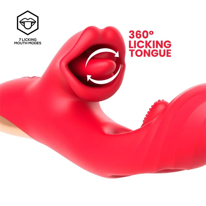 Grant Vibrador con Flipping y Lengua Licking 360º · INTOYOU · Vibradores — Foto 4