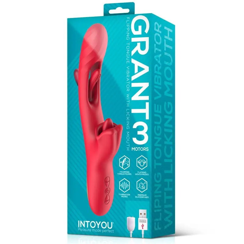 Grant Vibrador con Flipping y Lengua Licking 360º · INTOYOU · Vibradores — Foto 9