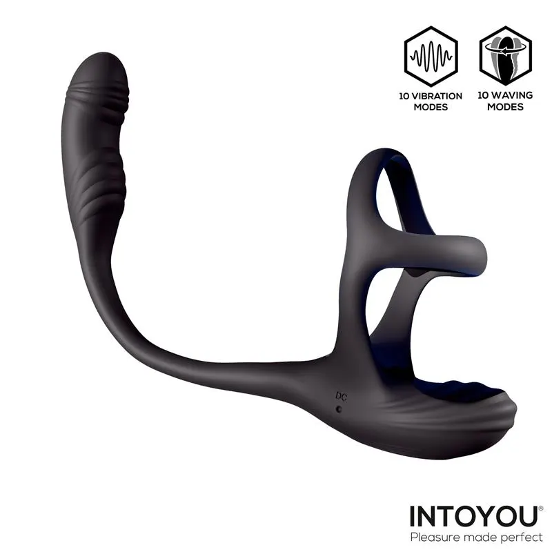 Kamber Plug Anal Vibración y Waving 360º y Estimulador Testículos · INTOYOU · Anal — Foto 3