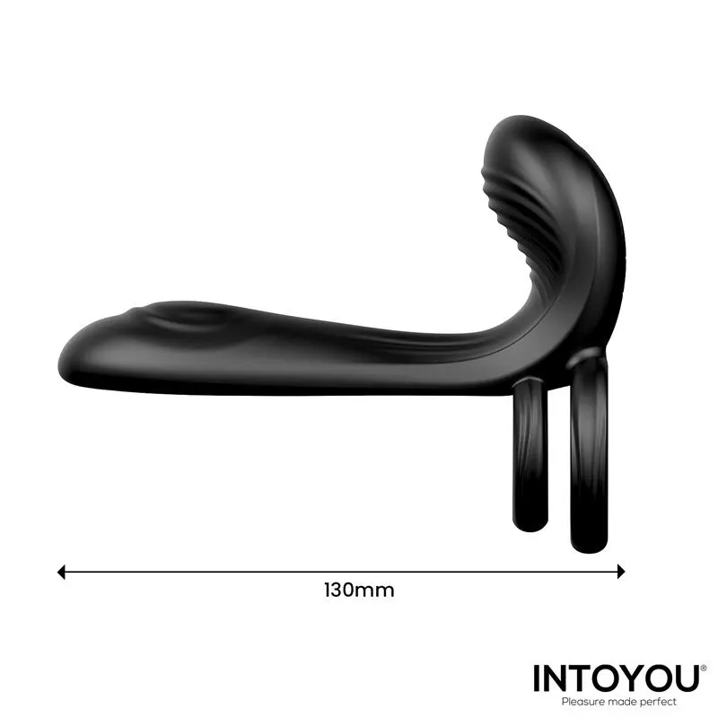 Synkox Girth Gainer con Doble Anillo para el Pene con Vibración · INTOYOU · Anillos para el Pene — Foto 6