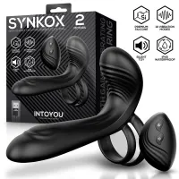 Synkox Girth Gainer con Doble Anillo para el Pene con Vibración · INTOYOU · Anillos para el Pene