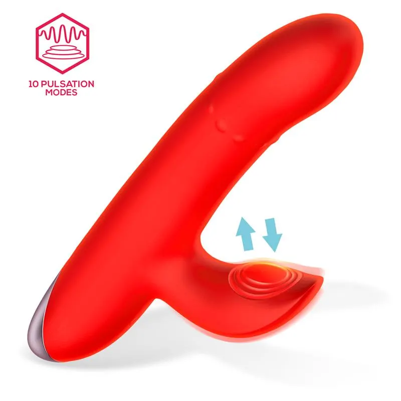 Divya Vibrador con Aro de Bolas Internas Up and Down y Pulsación 3 Motores Independientes USB · INTOYOU · Vibradores — Foto 4