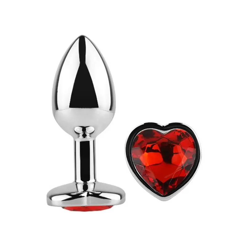 Plug anal Base Corazón Red Scarlet Talla L · AFTERDARK · Anal — photo 3
