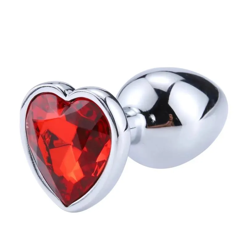 Plug anal Base Corazón Red Scarlet Talla L · AFTERDARK · Anal — photo 4
