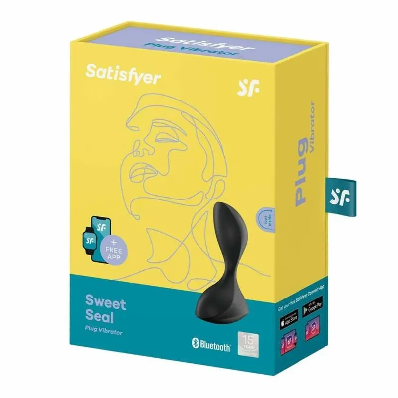 Sweet Seal Plug Anal con Vibración y APP Negro · SATISFYER · Anal — Foto 3