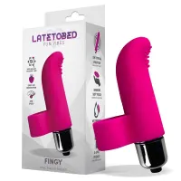 Fingy Bala Vibradora para el Dedo Silicona Rosa · LATETOBED · Huevos y Balas Vibradoras