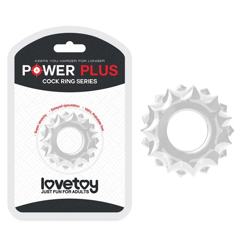 Anillo para el Pene Power Plus Transparente · LOVETOY · Anillos para el Pene — Foto 6