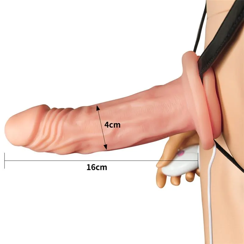 Arnés Unisex Pene Hueco con Vibración · LOVETOY · Anillos para el Pene — foto 3