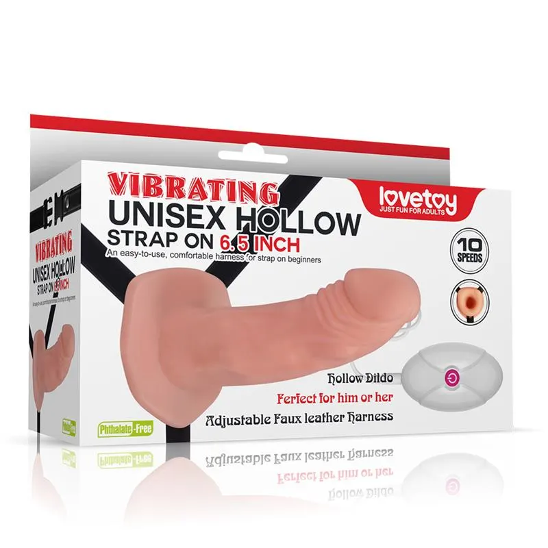 Arnés Unisex Pene Hueco con Vibración · LOVETOY · Anillos para el Pene — foto 8