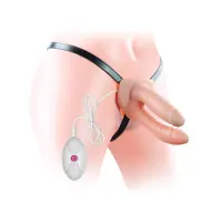 Arnés Pene Doble Hueco con Vibración · LOVETOY · Dildos