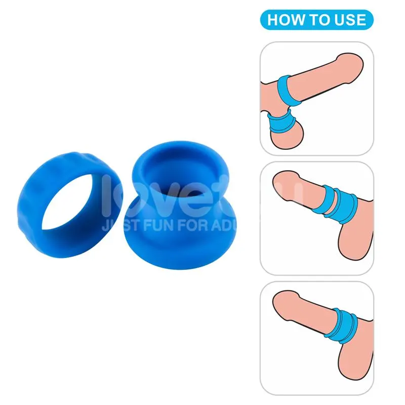 Pinnacle Pro Twin Flex Stretcher Anillo Doble para el Pene · LOVETOY · Anillos para el Pene — Foto 9