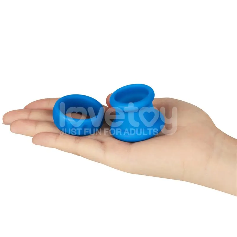 Pinnacle Pro Twin Flex Stretcher Anillo Doble para el Pene · LOVETOY · Anillos para el Pene — Foto 10
