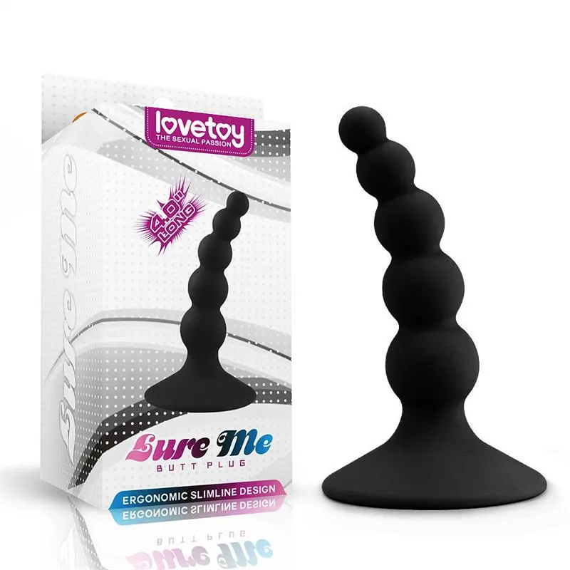 Plug Anal Lure Me Silicona Negro · LOVETOY · Anal — Foto 5