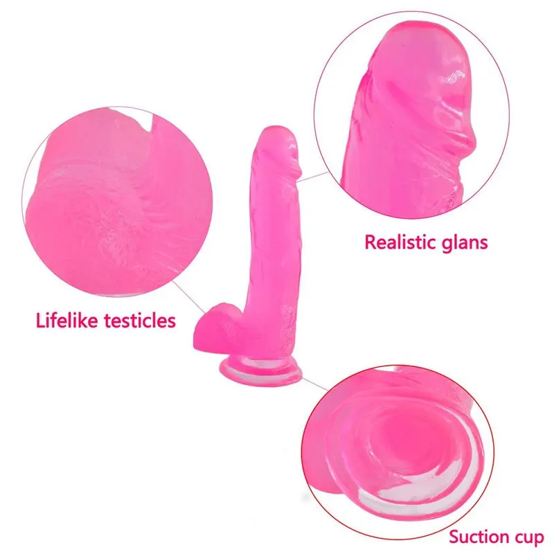 Dildo Jelly Studs 8 Rosa · LOVETOY · Dildos — photo 5