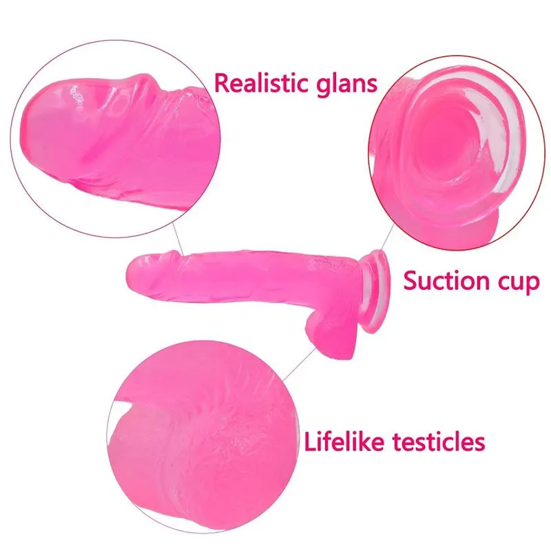 Dildo Jelly Studs 8 Rosa · LOVETOY · Dildos — photo 6