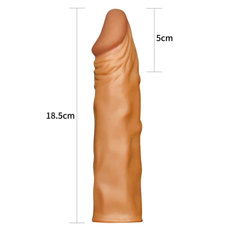 Funda para el Pene Add 2 Pleasure X Tender Marrón · LOVETOY · Fundas y Extensiones para el Pene — foto 5