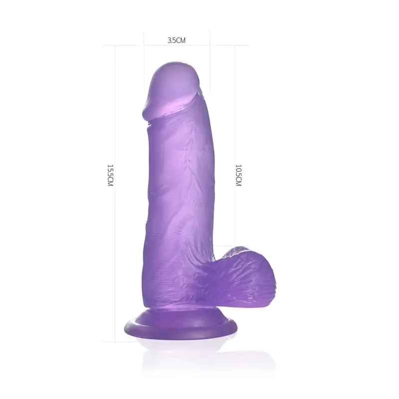 Dildo Jelly Studs 6 Púrpura · LOVETOY · Dildos — Foto 7