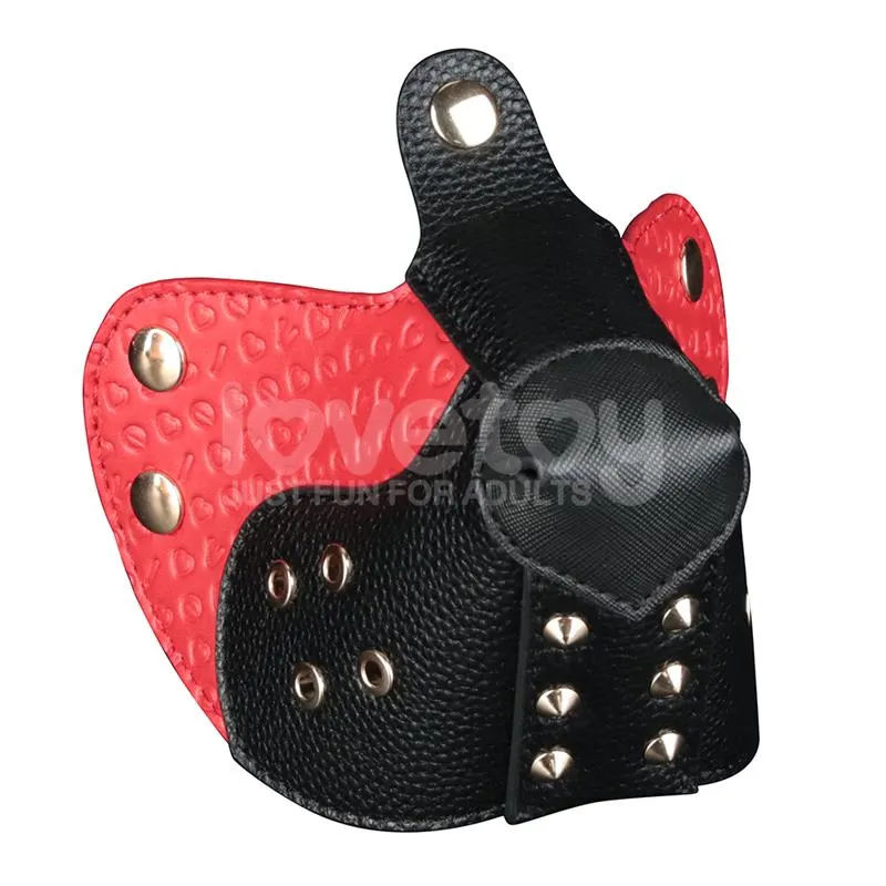 Máscara Cachorro Rebellion Reign Scarred Alpha Rojo · LOVETOY · Máscaras, Antifaces y Mordazas — foto 4