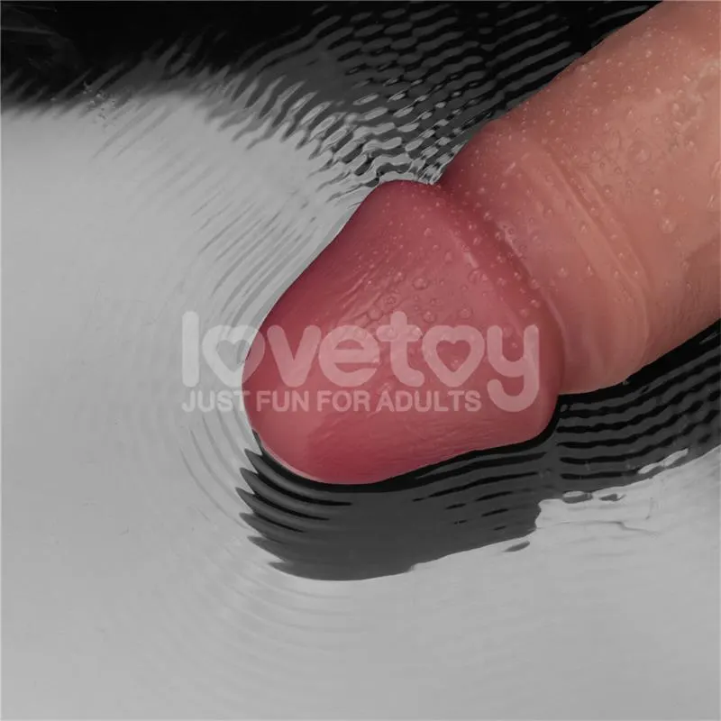 Dildo con Vibración Piel Deslizante Silicona Dual Layer 10 · LOVETOY · Vibradores — Foto 17