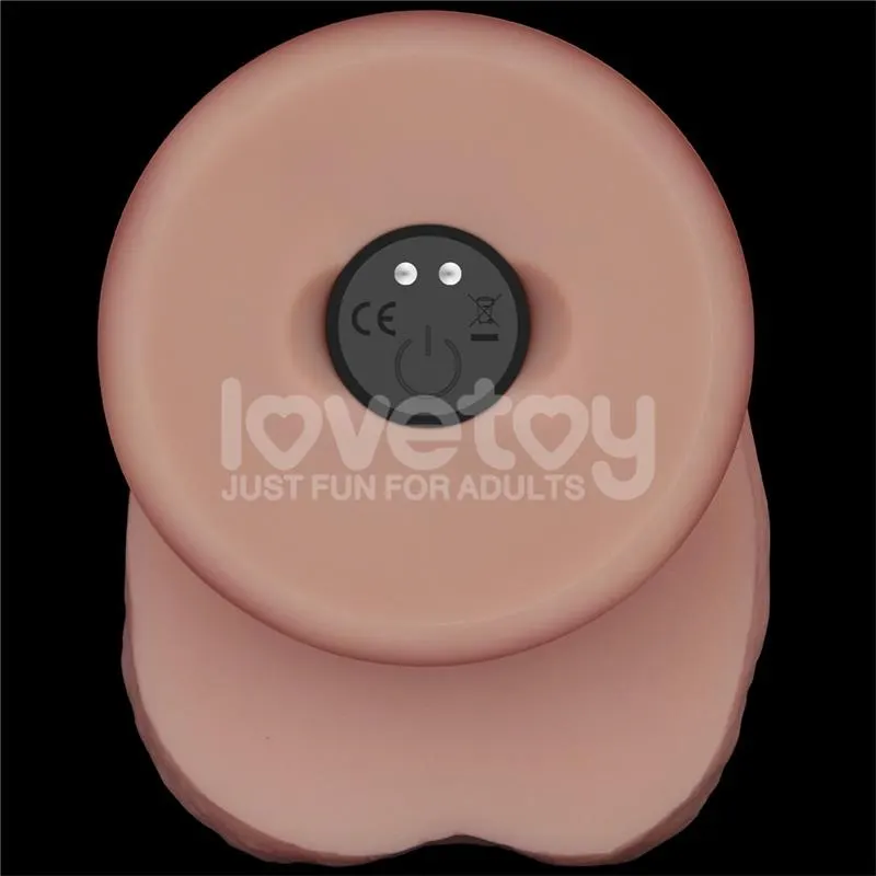 Dildo con Vibración Piel Deslizante Silicona Dual Layer 10 · LOVETOY · Vibradores — Foto 8