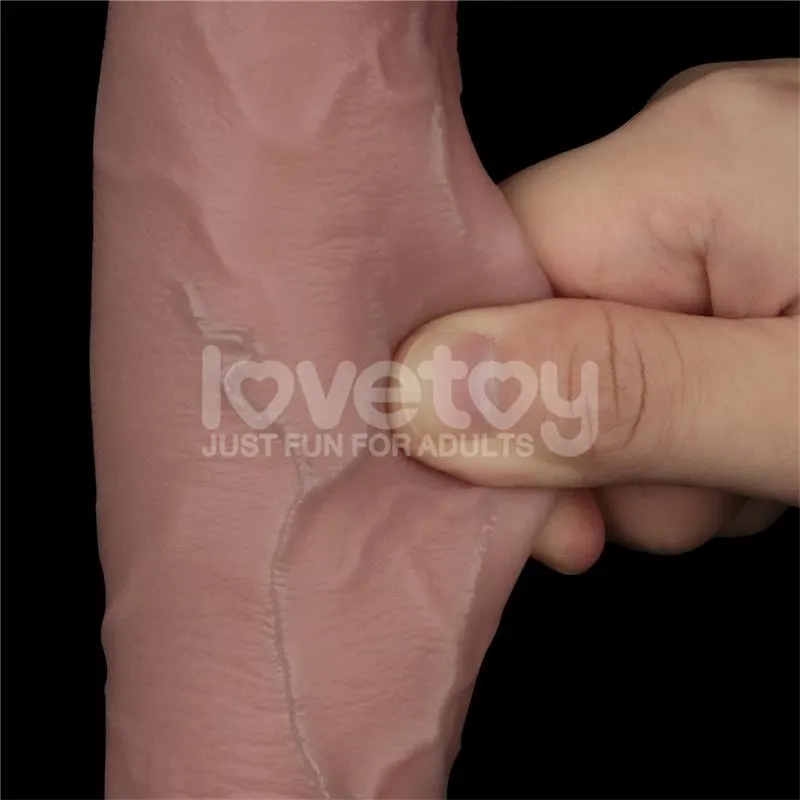 Dildo con Vibración Piel Deslizante Silicona Dual Layer 10 · LOVETOY · Vibradores — Foto 10