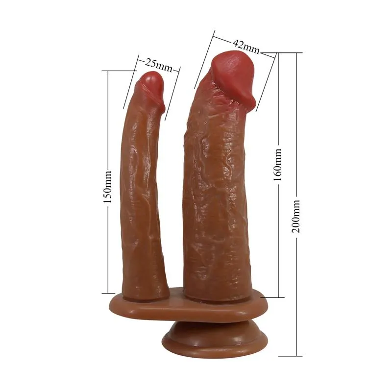Goran Dildo Doble Realista · PRETTYLOVE · Dildos — photo 5