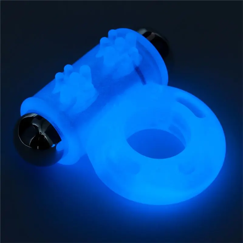 Lumino Play Anillo Vibrador Luz Azul · LOVETOY · Anillos para el Pene — Foto 3