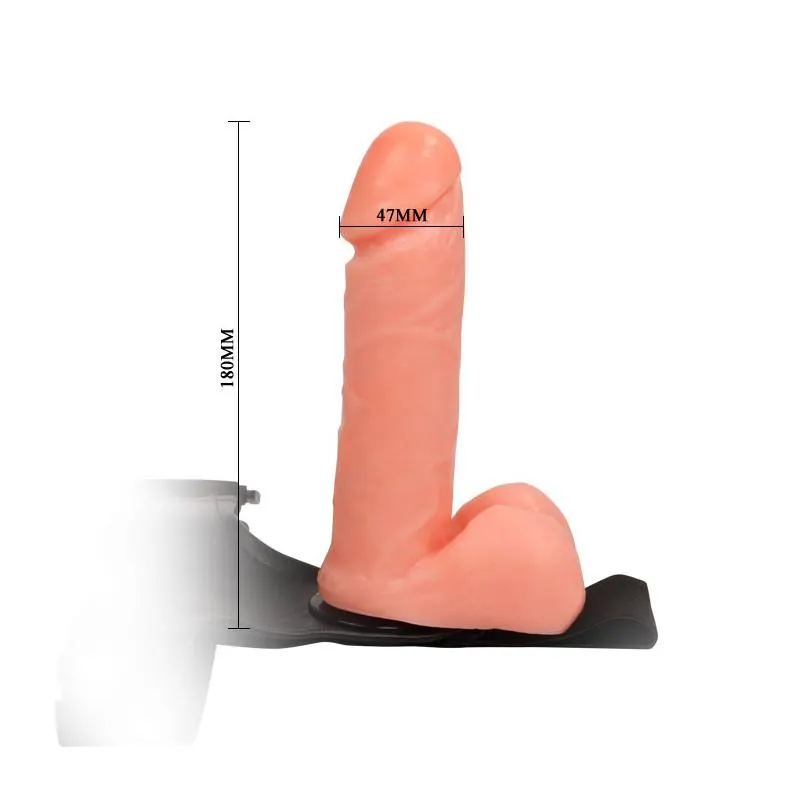 Arnés con Dildo y Testículos 17.5 cm · BAILE · Dildos — photo 5