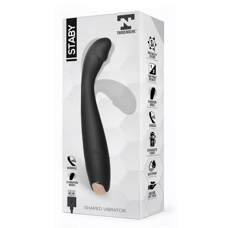 Staby Vibrador Silicona Flexible-Bendable · TARDENOCHE · Estimuladores de Clítoris — photo 5