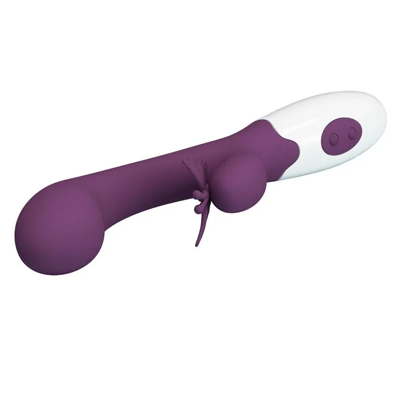 Vibrador Butterfly Kiss 30 funciones Púrpura · PRETTYLOVE · Vibradores — photo 5