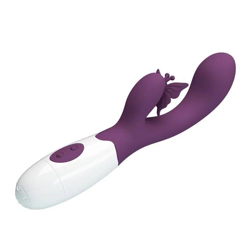 Vibrador Butterfly Kiss 30 funciones Púrpura · PRETTYLOVE · Vibradores — photo 6