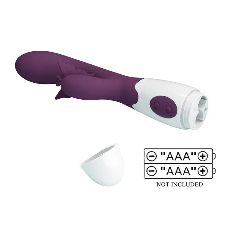 Vibrador Butterfly Kiss 30 funciones Púrpura · PRETTYLOVE · Vibradores — photo 8